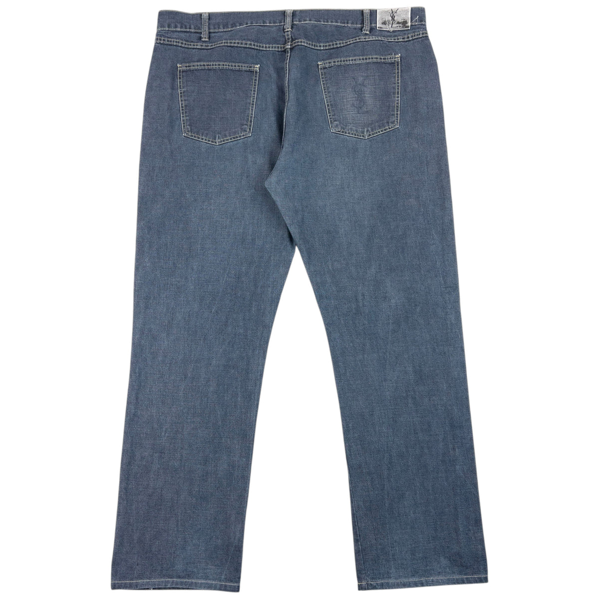Vintage 2000s YSL Yves Saint Laurent Denim Jeans in blue (cotton), photo 2