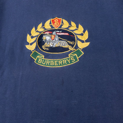 Vintage Burberry Embroidered Sweatshirt Size M
