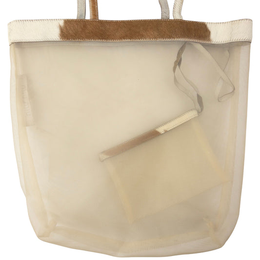 Vintage Miu Miu Mesh Tote Shoulder Bag
