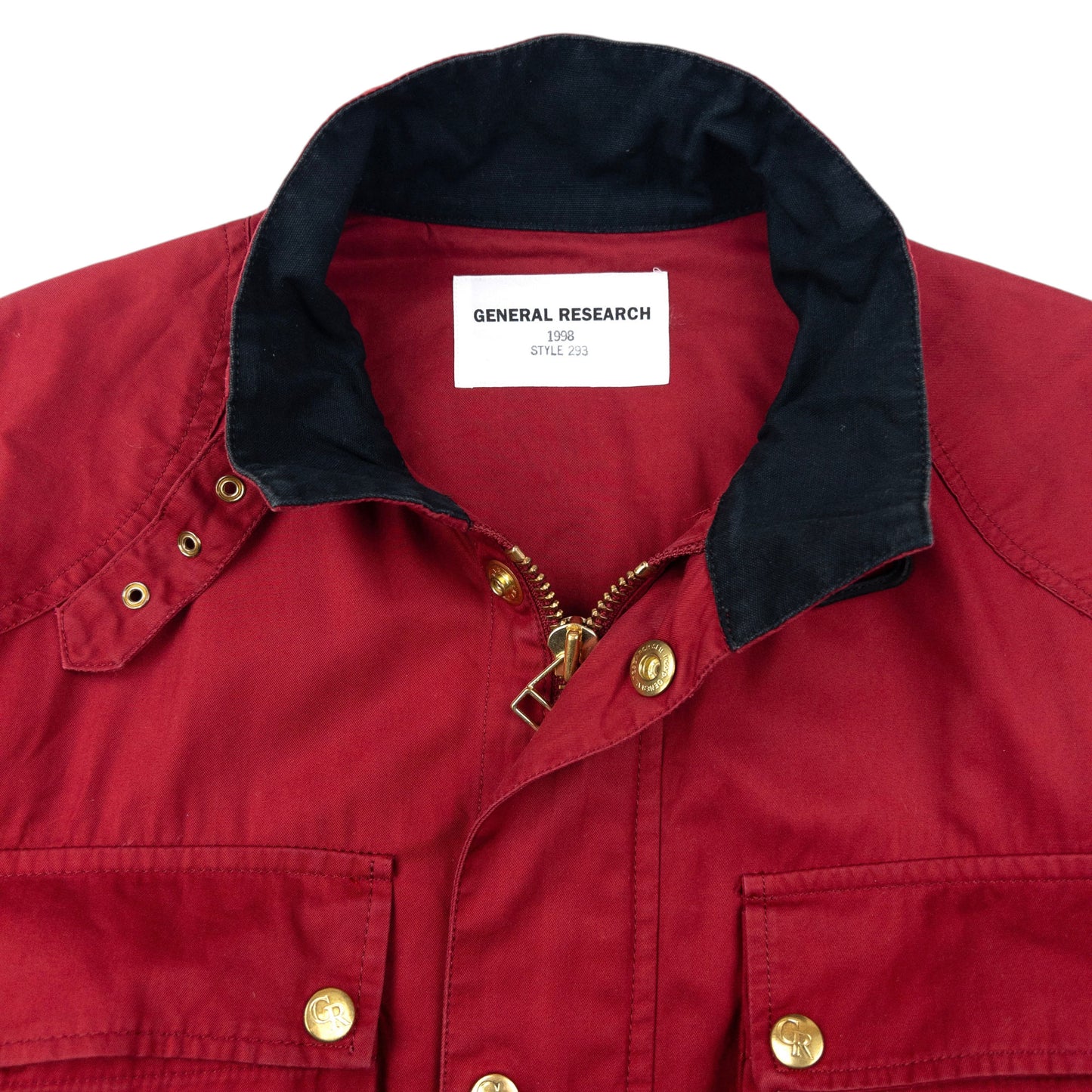 Vintage 1998 General Research Zip Up Cargo Jacket Size M