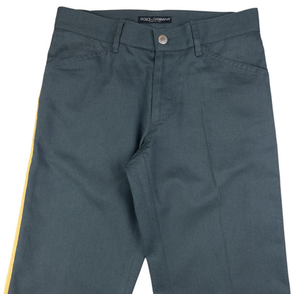 Vintage Dolce & Gabbana Striped Trousers Size W28