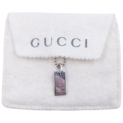Vintage 2000s Gucci Silver Pendent Anklet