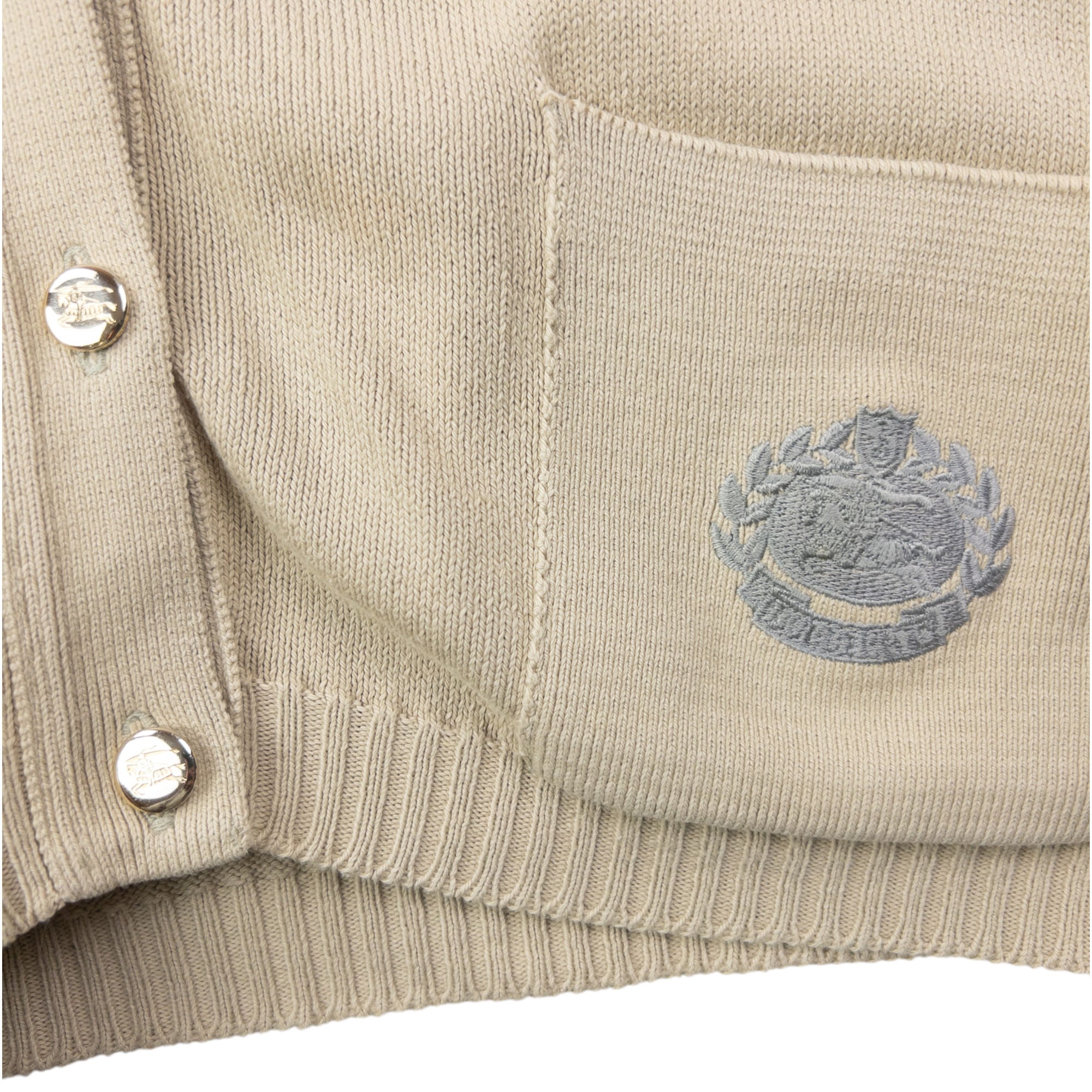 Vintage 90s Burberry Button Up Cardigan Size S