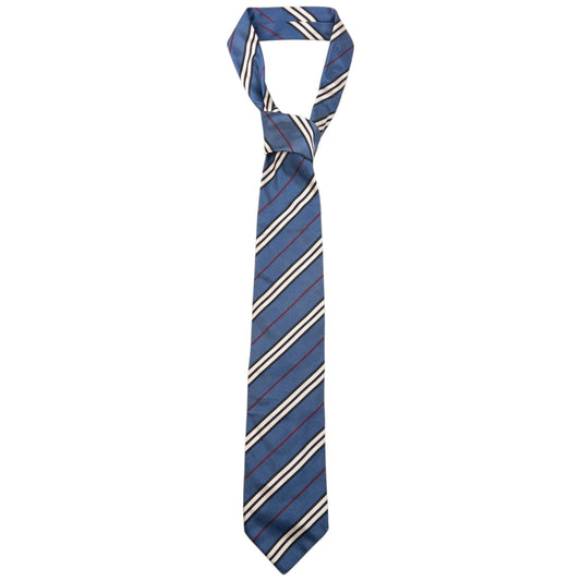Vintage Burberry Nova Stripe Silk Tie