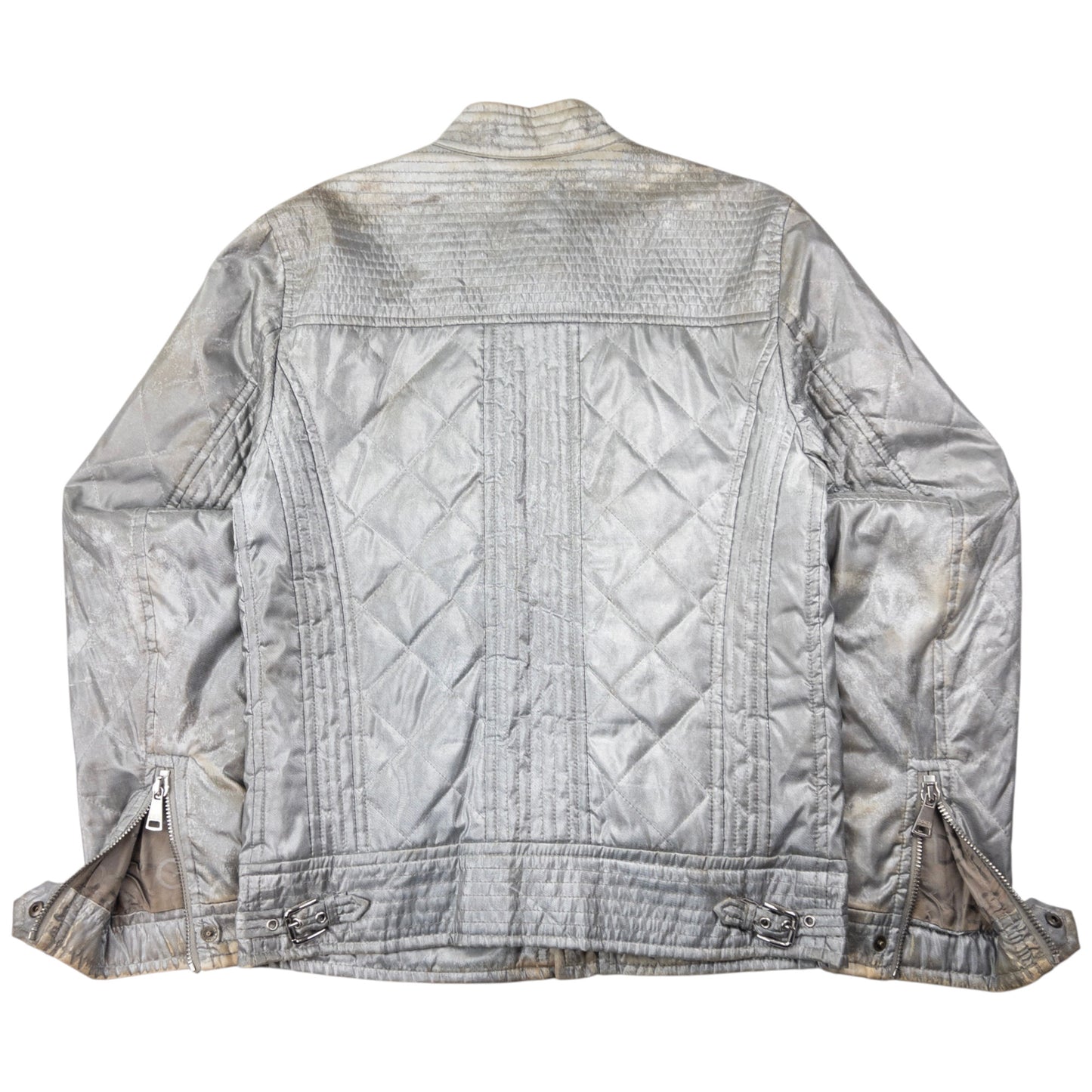 Vintage Dolce & Gabbana Quilted Biker Jacket Size M