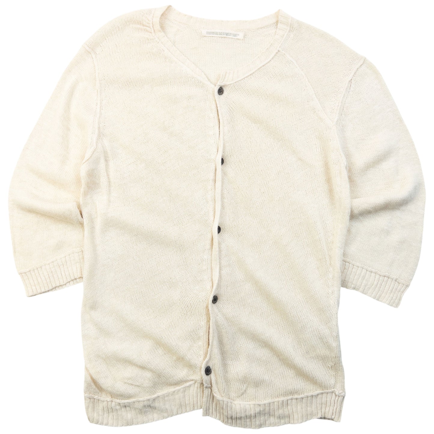 Vintage 2000s Yohji Yamamoto Knitted Silk Cardigan Womens Size S