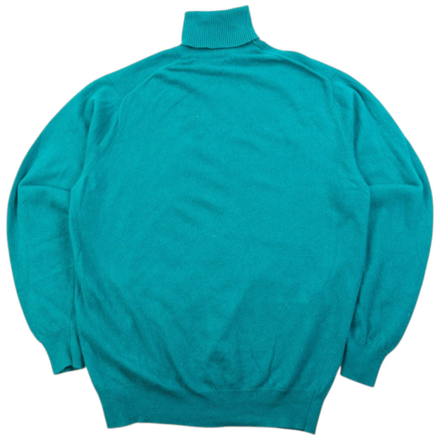 Vintage 90s Burberry Wool Turtleneck Jumper Size M