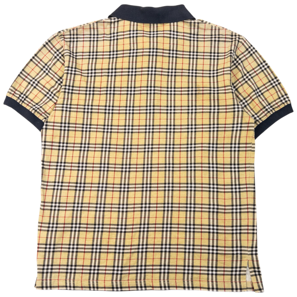 Vintage 90s Burberry Nova Check Polo Shirt Size M