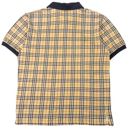Vintage 90s Burberry Nova Check Polo Shirt Size M