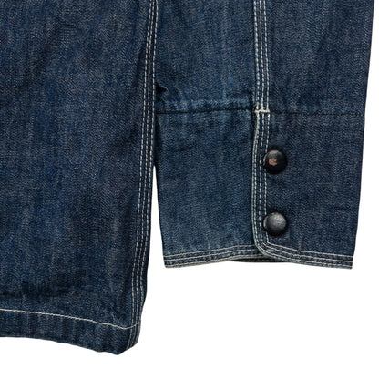 Vintage 2000s PPFM Zip Up Denim Jacket Size S