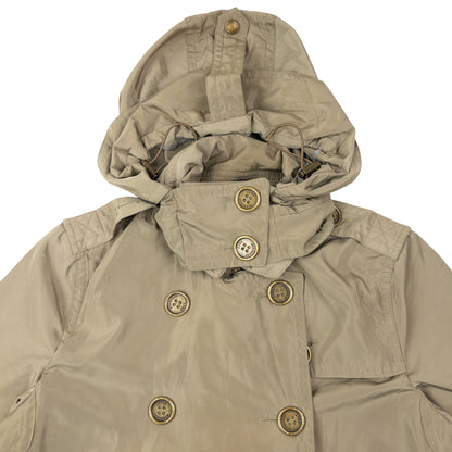 Vintage Burberry Brit Trench Jacket Womens Size L