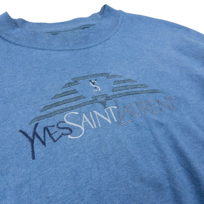 Vintage YSL Yves Saint Laurent Embroidered Sweatshirt Size S
