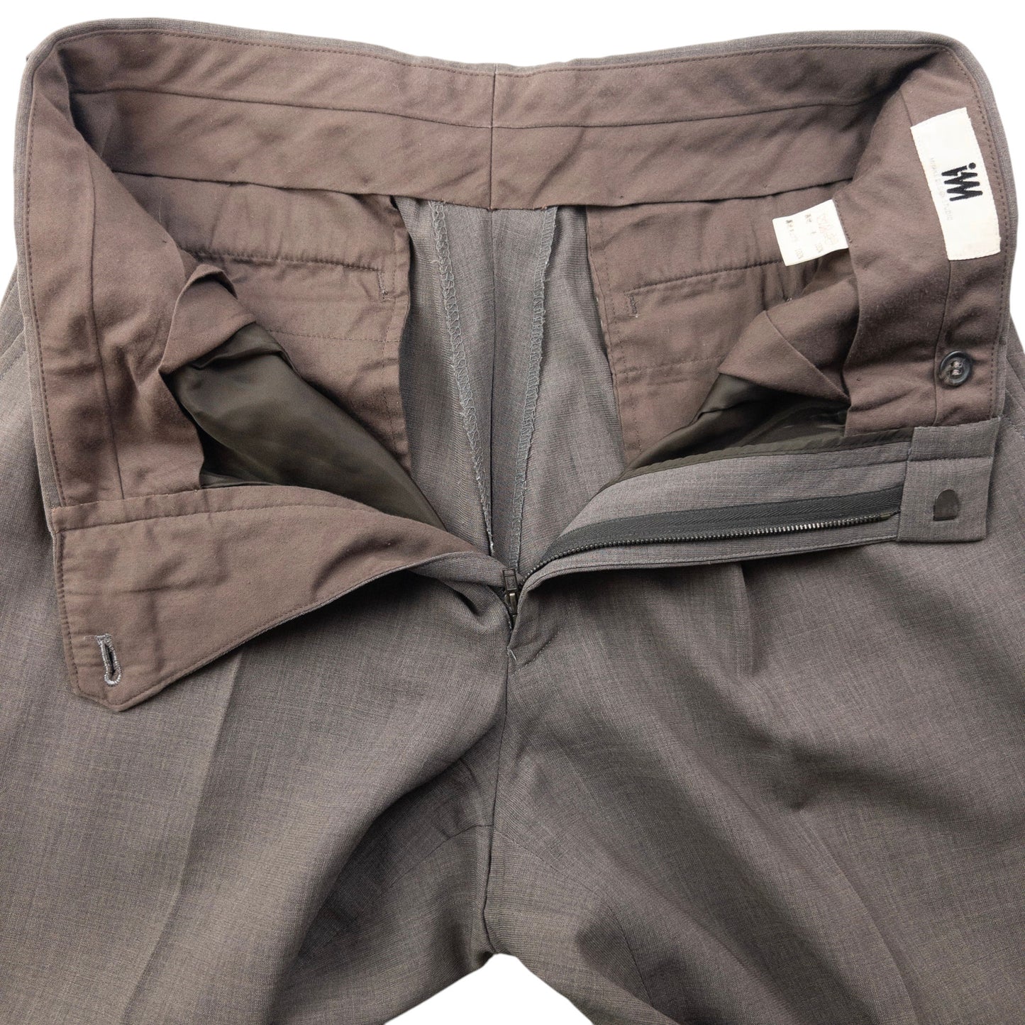 Vintage 90s Issey Miyake Pleated Wool Trousers Size W30