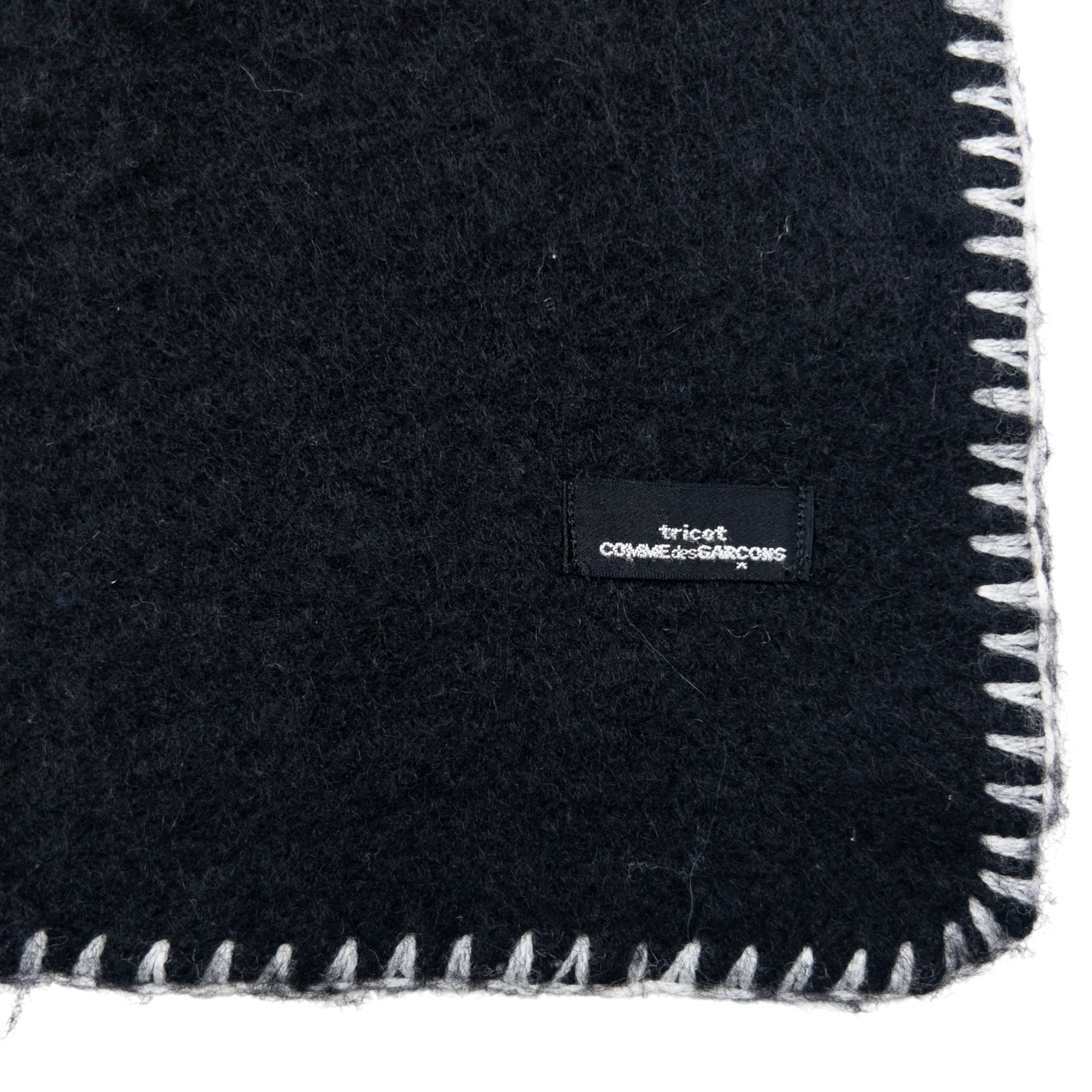 Vintage 90s Comme Des Garçons Tricot Wool Throw Blanket