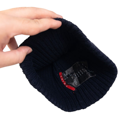Vintage Prada Sport Wool Beanie Hat
