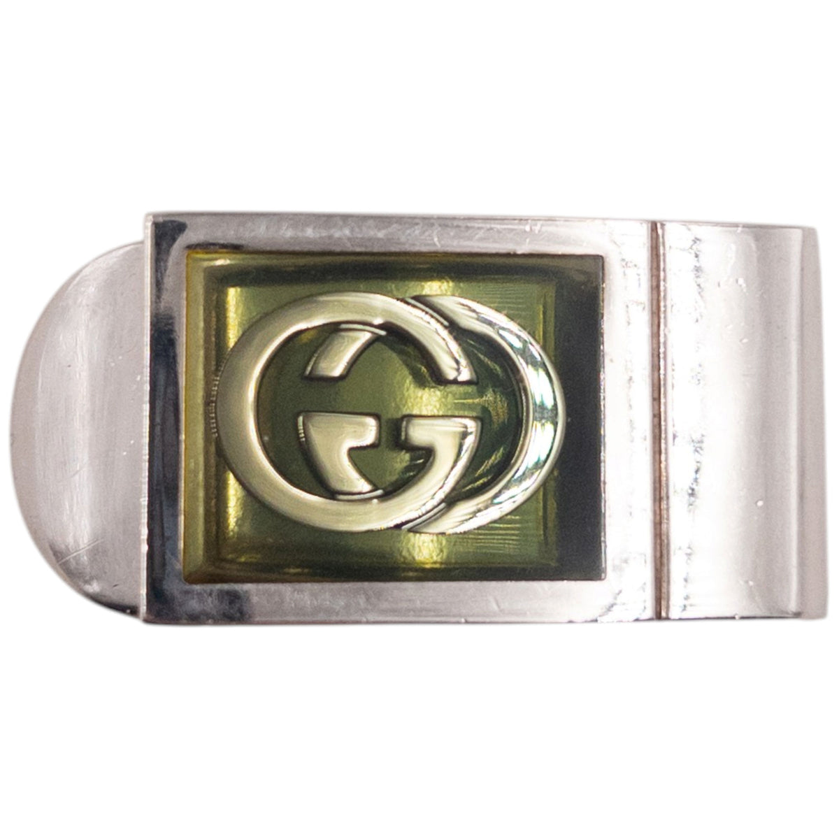 Vintage 2000s Gucci Silver Money Clip