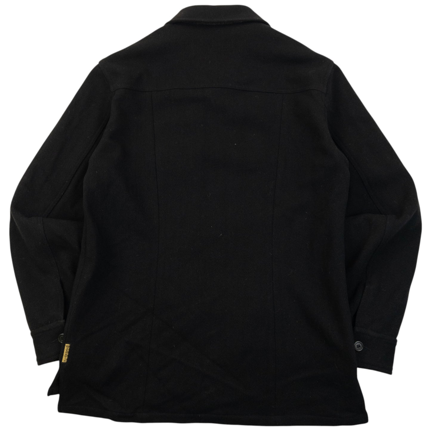 Vintage 2000s Armani Jeans Zip Up Wool Jacket Size L