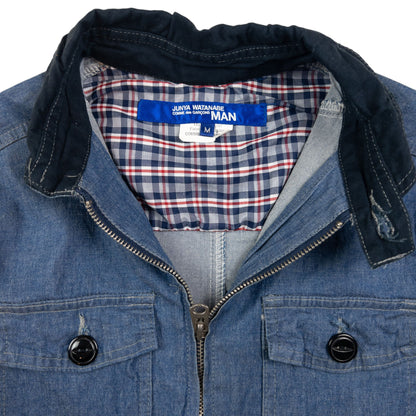 Vintage Junya Watanabe X Comme Des Garçons MAN Denim Jacket Size XS