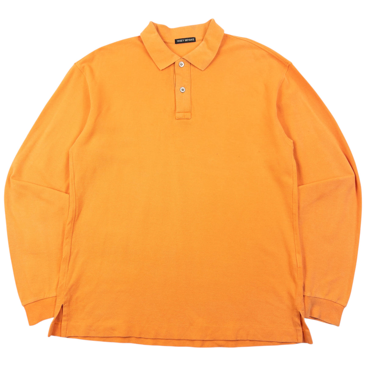Vintage 2000s Issey Miyake Long Sleeve Polo Shirt Size M