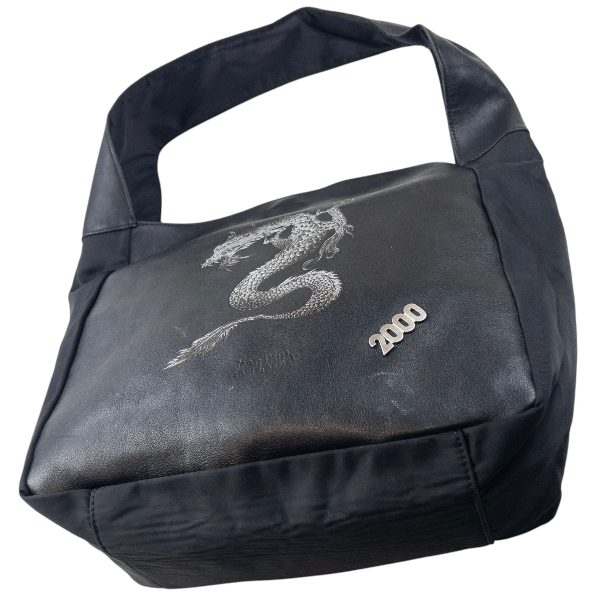 Vintage 2000 Jean Paul Gaultier Dragon Leather Shoulder Bag