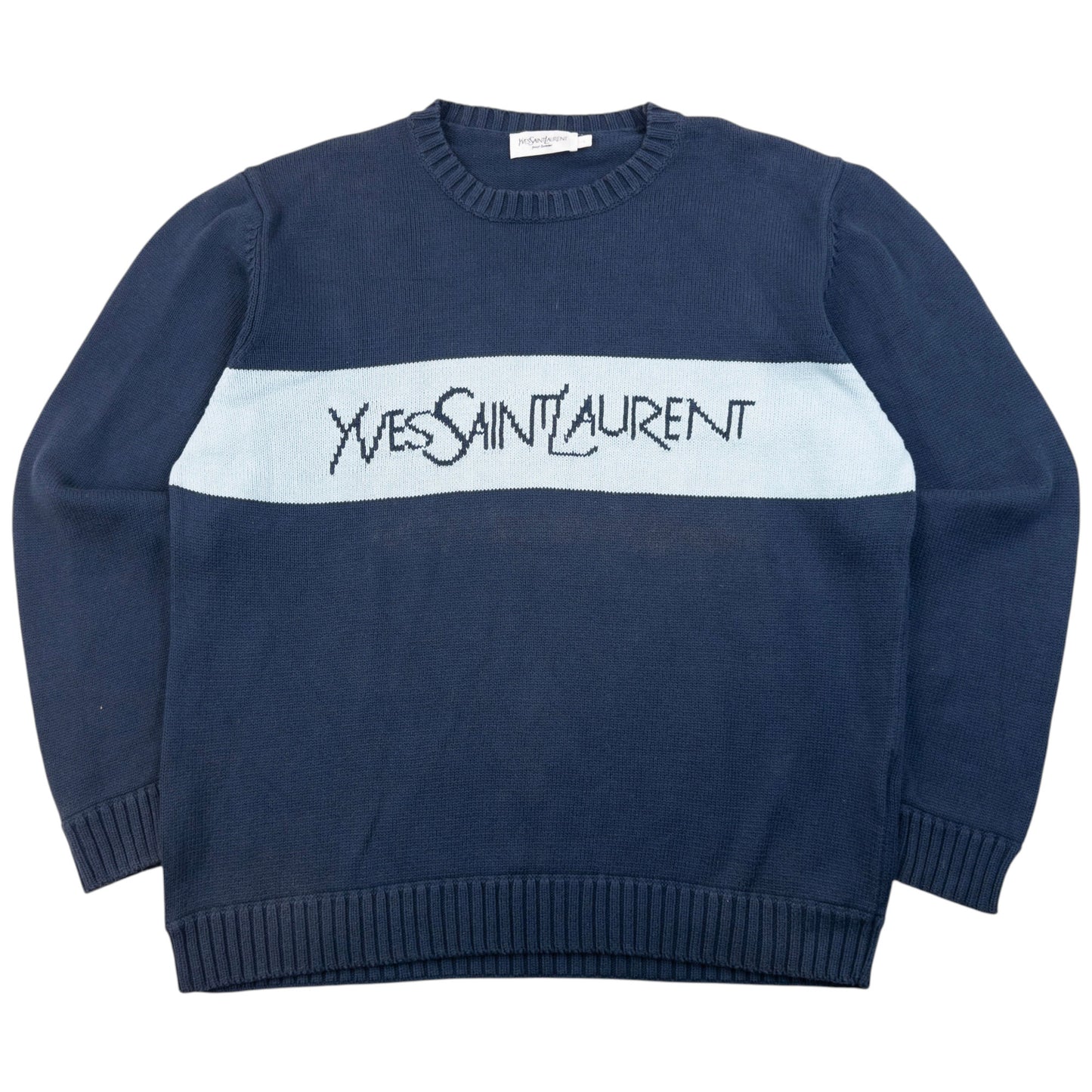 Vintage 2000s YSL Yves Saint Laurent Knit Jumper Size L