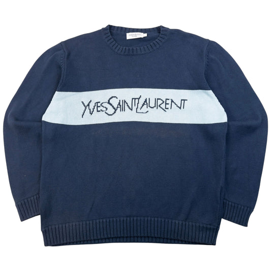 Vintage 2000s YSL Yves Saint Laurent Knit Jumper Size L