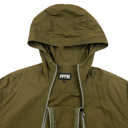 Vintage 2000s PPFM Double Zip Lightweight Pullover Jacket Size XS
