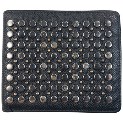 Vintage 2000s Burberry Studded Leather Wallet