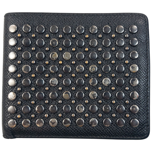 Vintage 2000s Burberry Studded Leather Wallet