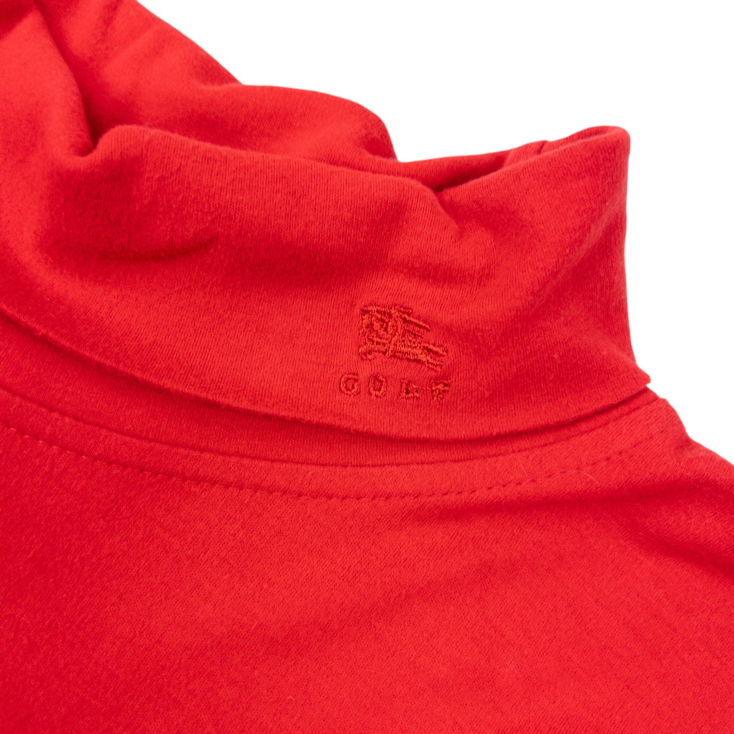 Vintage 90s Burberry Golf Long Sleeve Turtleneck T Shirt Size L