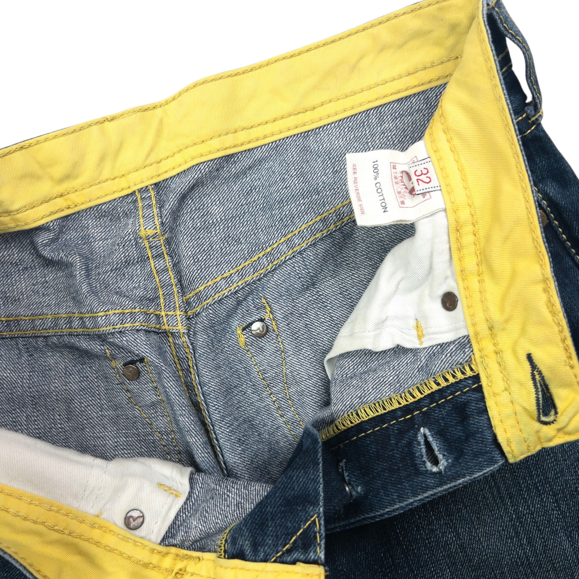 Vintage Evisu Double Gull Japanese Denim Jeans Size W31