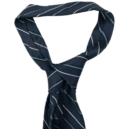 Vintage 90s Issey Miyake Striped Silk Tie