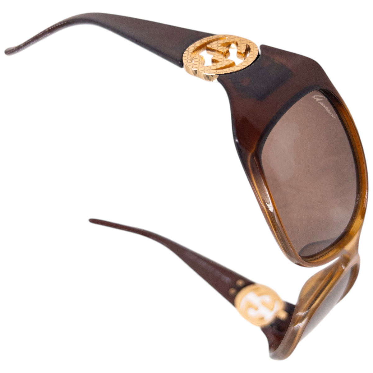 Vintage Gucci zonnebril met logo uit 2012