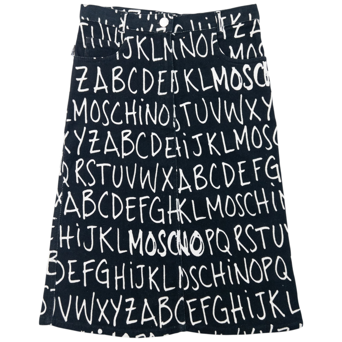 Vintage 2000s Moschino Alphabet Skirt Womens Size W26
