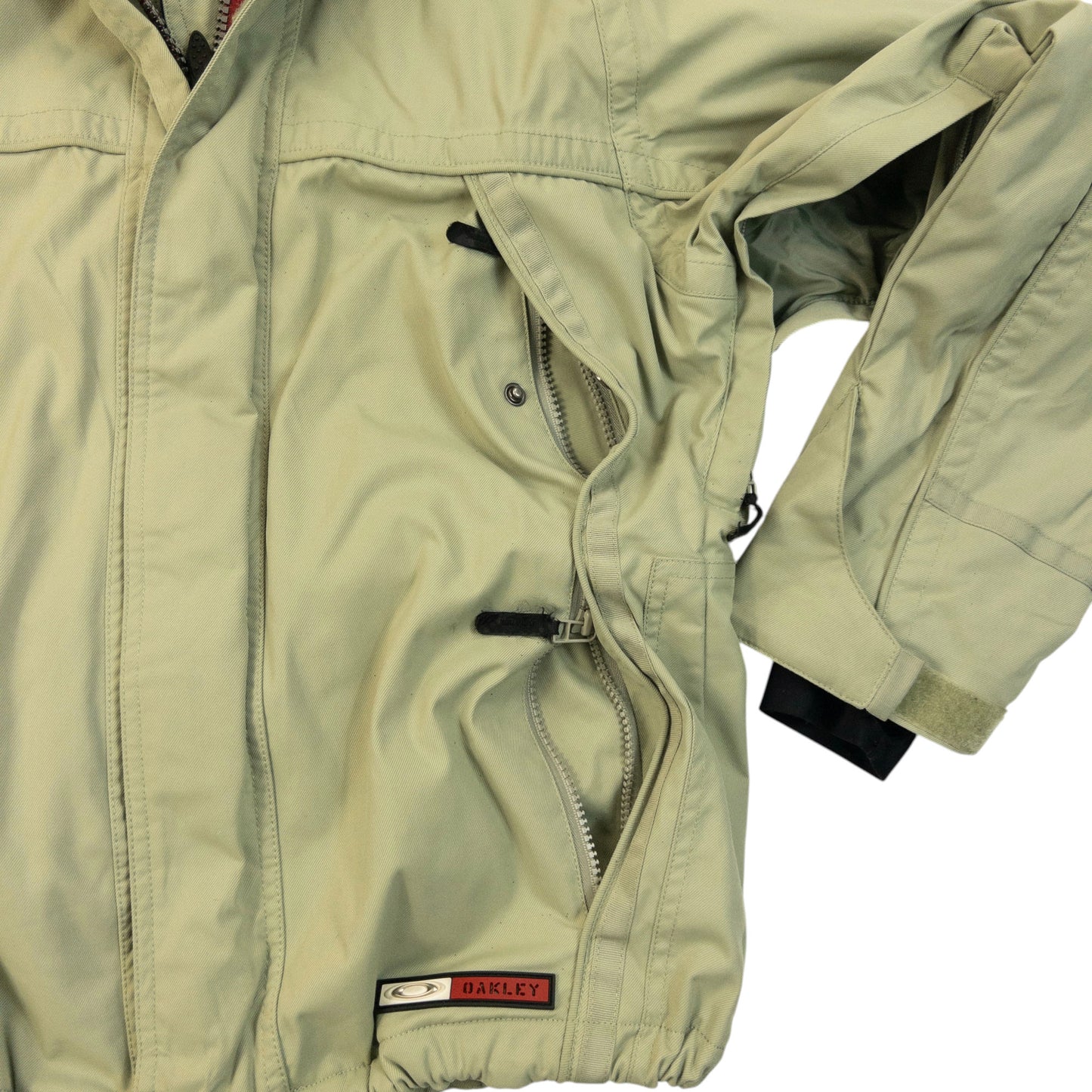 Vintage 90s Oakley Zip Up Snowboarding Jacket Size S