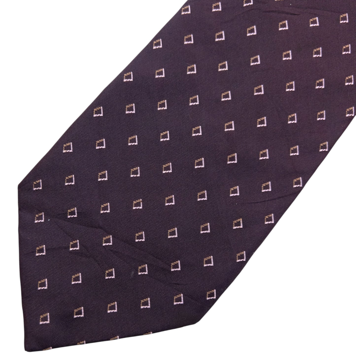 Vintage 90s Issey Miyake Pattern Silk Tie