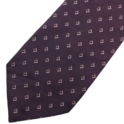 Vintage 90s Issey Miyake Pattern Silk Tie