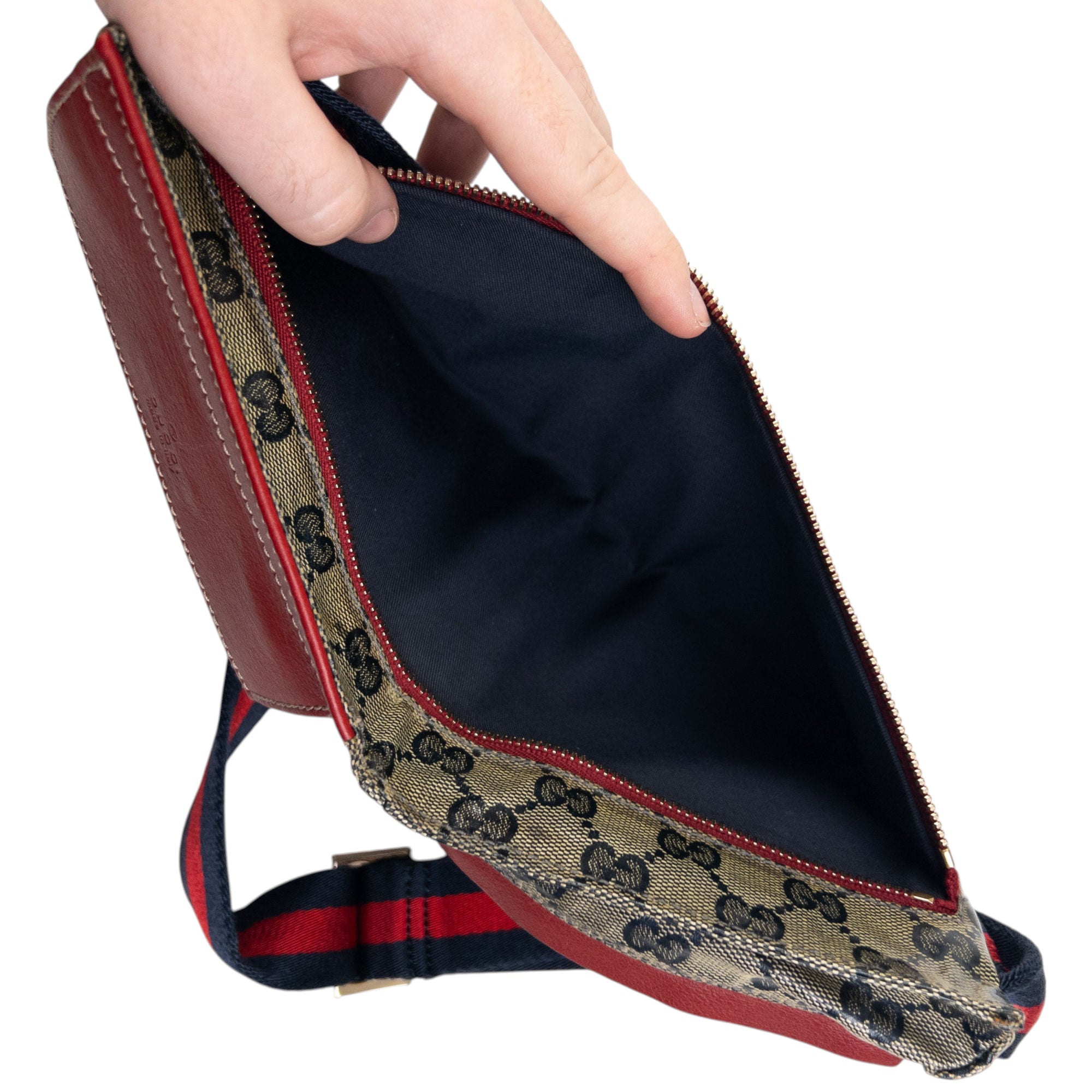 Vintage Gucci Monogram Crossbody Bag