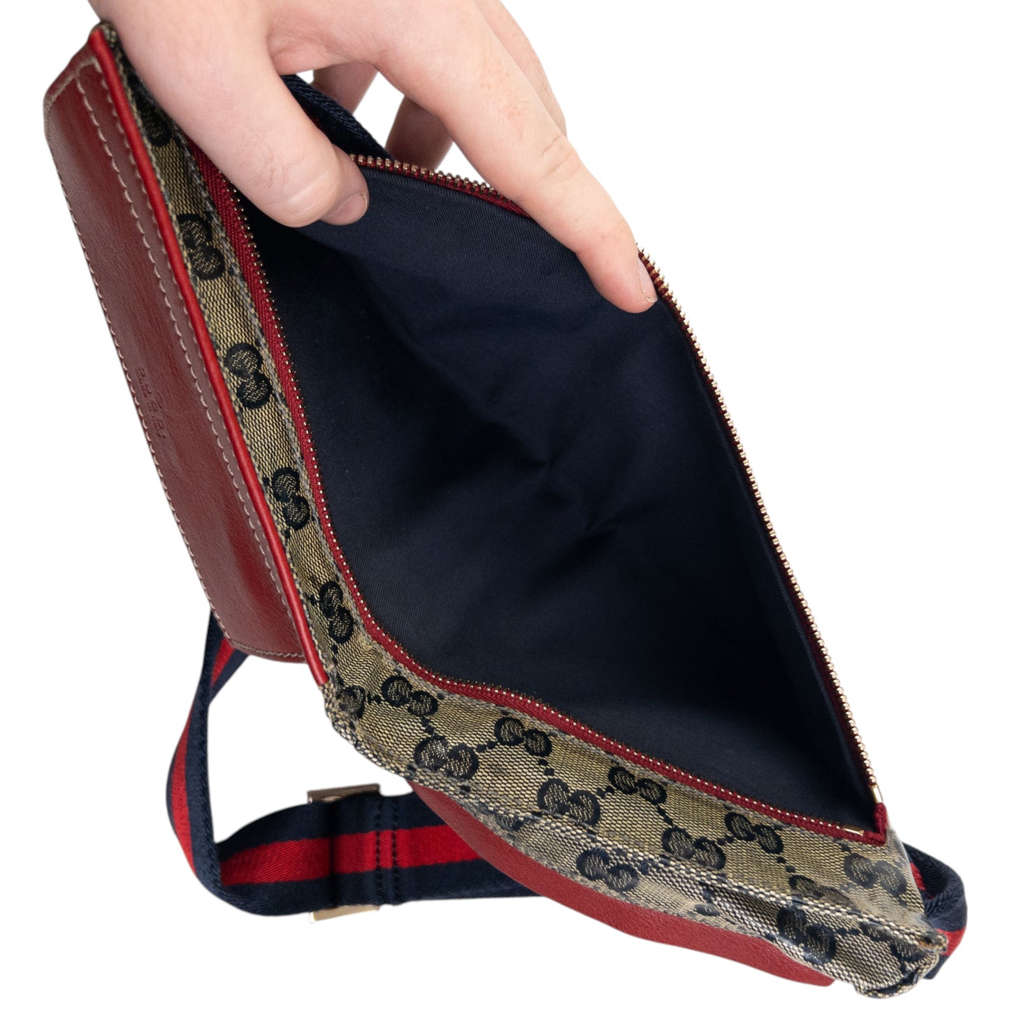 Vintage Gucci Monogram Crossbody Bag