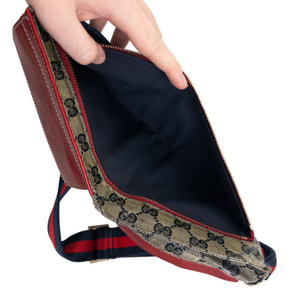 Vintage Gucci Monogram Crossbody Bag