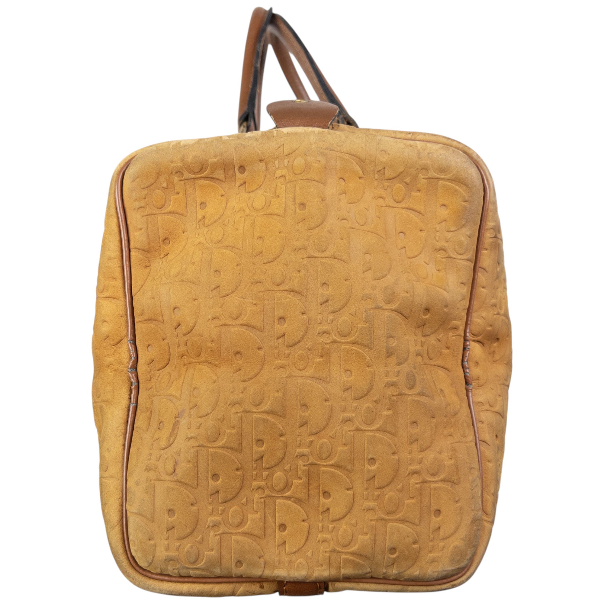 Vintage Dior Monogram Luggage Bag