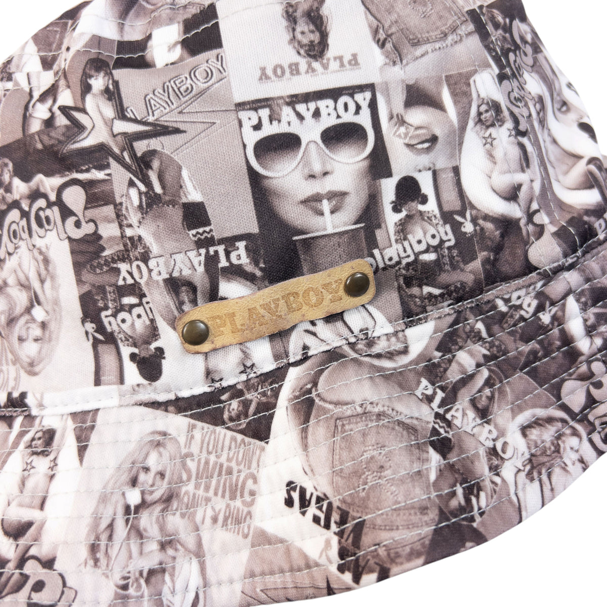 Vintage 90s Playboy Reversible Bucket Hat