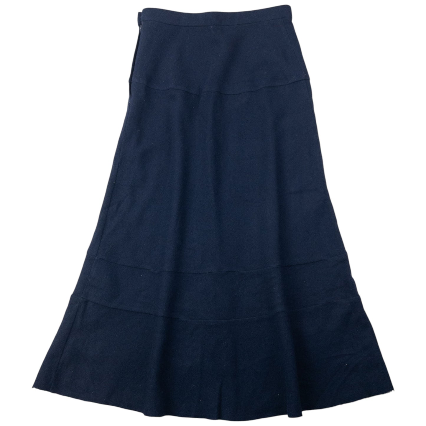 Vintage 2002 Comme Des Garçons Tricot Wool Flared Skirt Womens Size W25