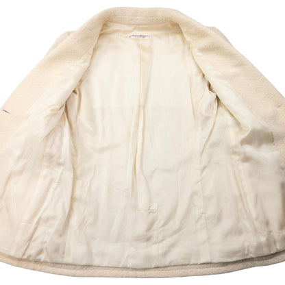 Vintage YSL Yves Saint Laurent Wool Tweed Jacket Womens Size L