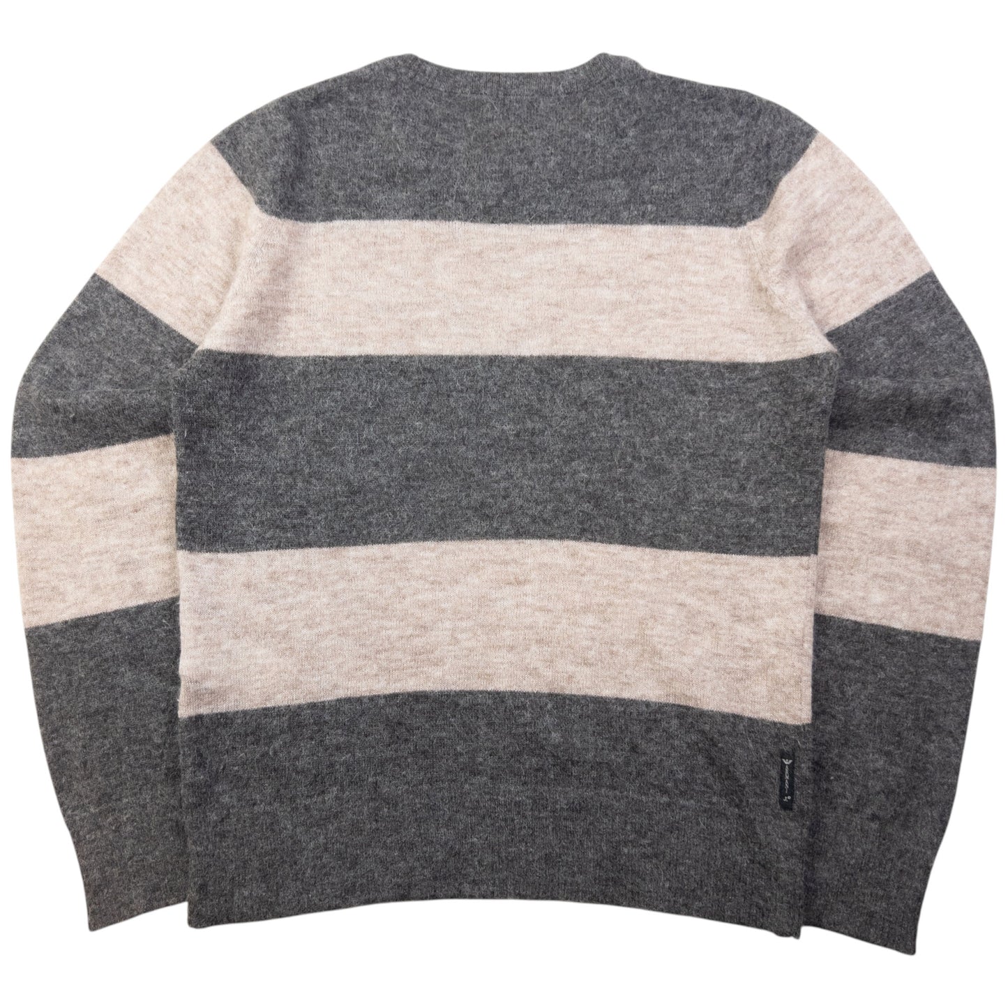 Vintage Armani Jeans Striped Wool Jumper Womens Size L