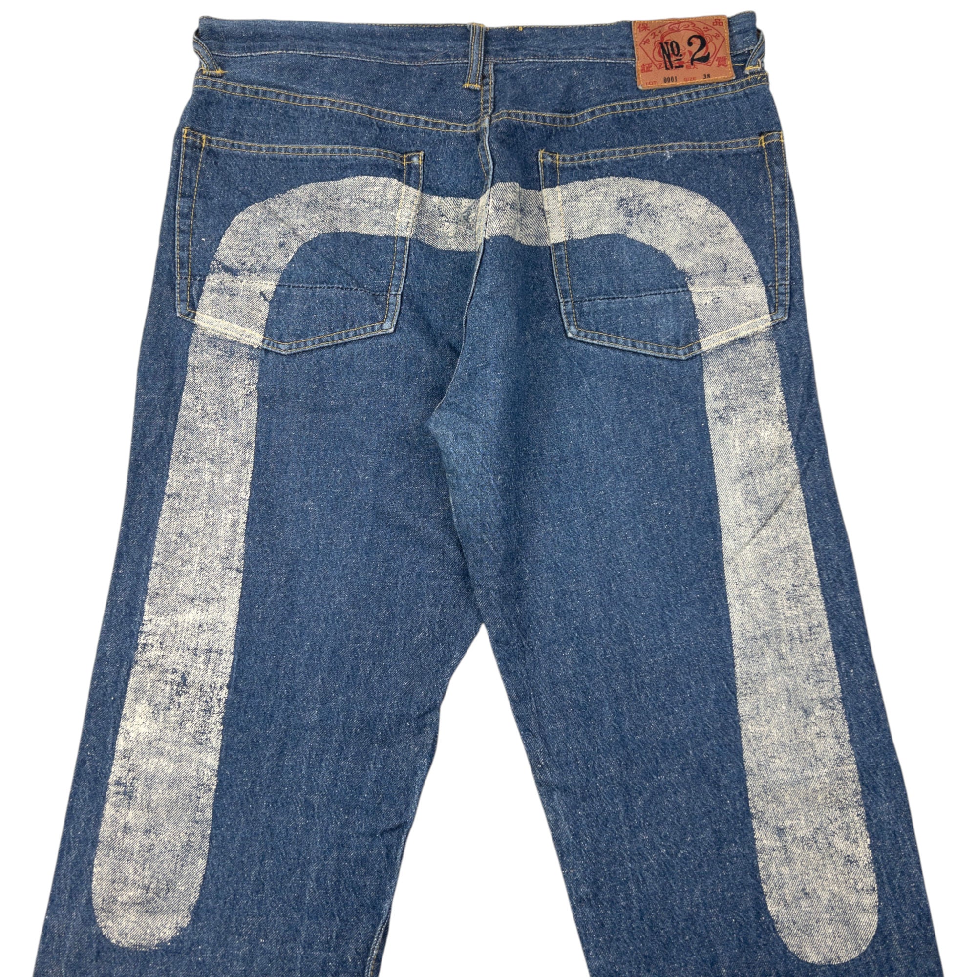 Vintage 2000s Evisu Daicock Japanese Denim Jeans Size W36