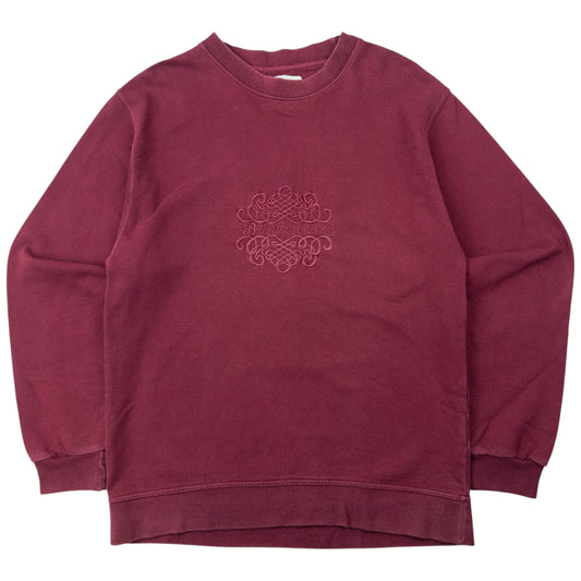 Vintage 90s Burberry Embroidered Sweatshirt Size S