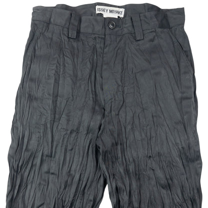 Vintage 90s Issey Miyake Crinkle Textured Trousers Size W29