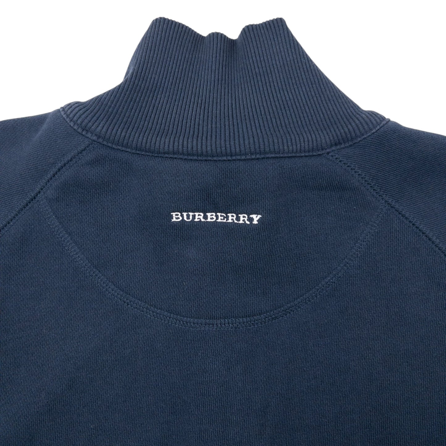Vintage 2000s Burberry Q Zip Sweatshirt Size M
