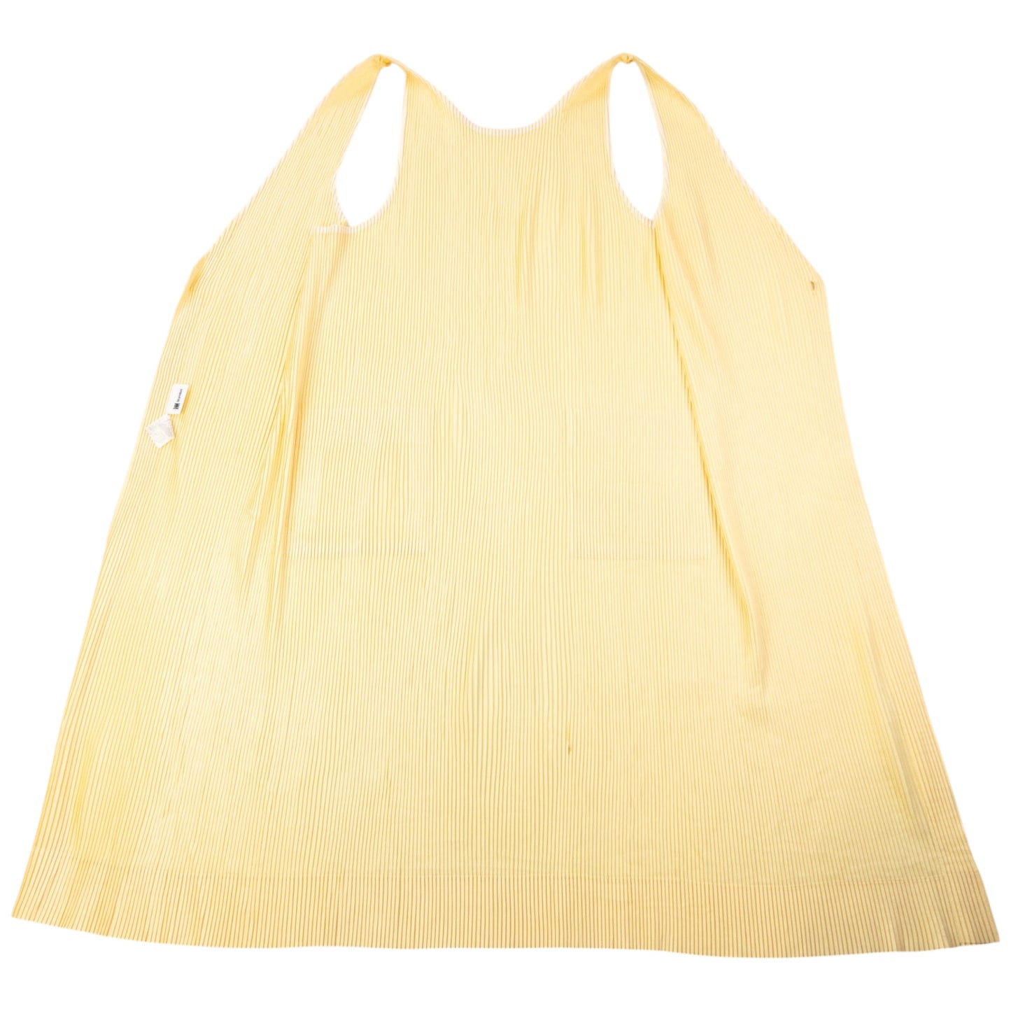 Vintage 90s Issey Miyake Pleated Longline Vest Dress Womens Size M